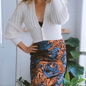 Aritzia Wilfred plunge front cardigan